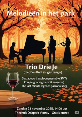 Concertje Melodieen in het park Trio Drieje e