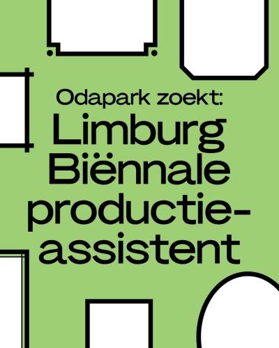 Vacature: productieassistent voor de Limburg Biënnale.
