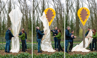 Onthulling eikpunten Limburg bij Theehuis Odapark